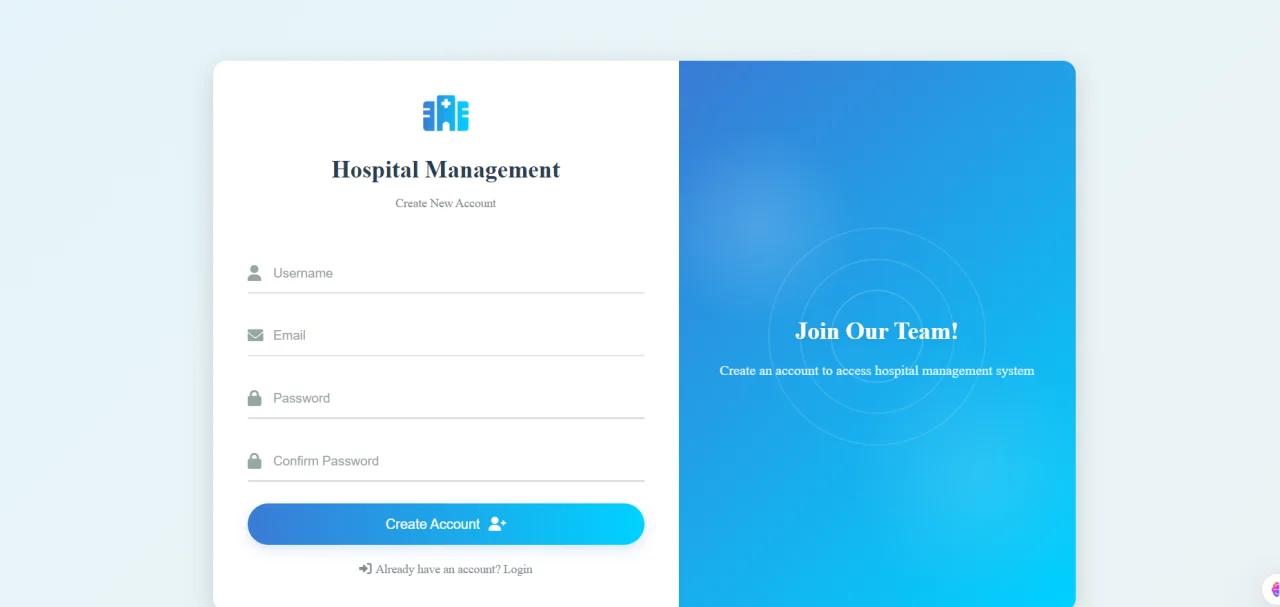 Hospital Management System in PHP with Full Source Code — screenshot 6