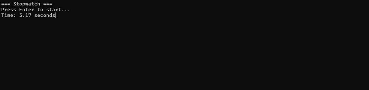 Stop Watch — screenshot 1