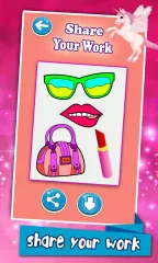 Beauty Coloring Pages Fashion Drawing Game