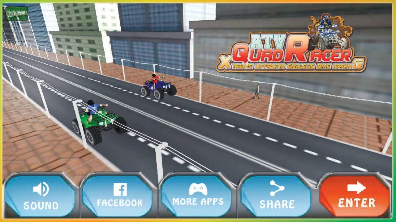 3D Quad Bike Race 2020: Xtreme Quad Race Simulation 64 Bit — screenshot 1