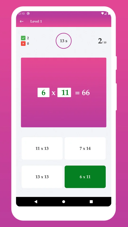 Multiplication Table, Learn and Play — screenshot 4