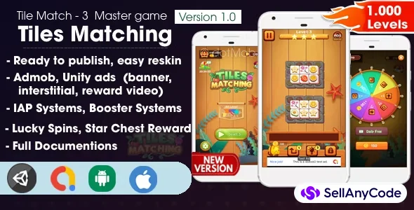 Tiles Matching - Unity Complete Project