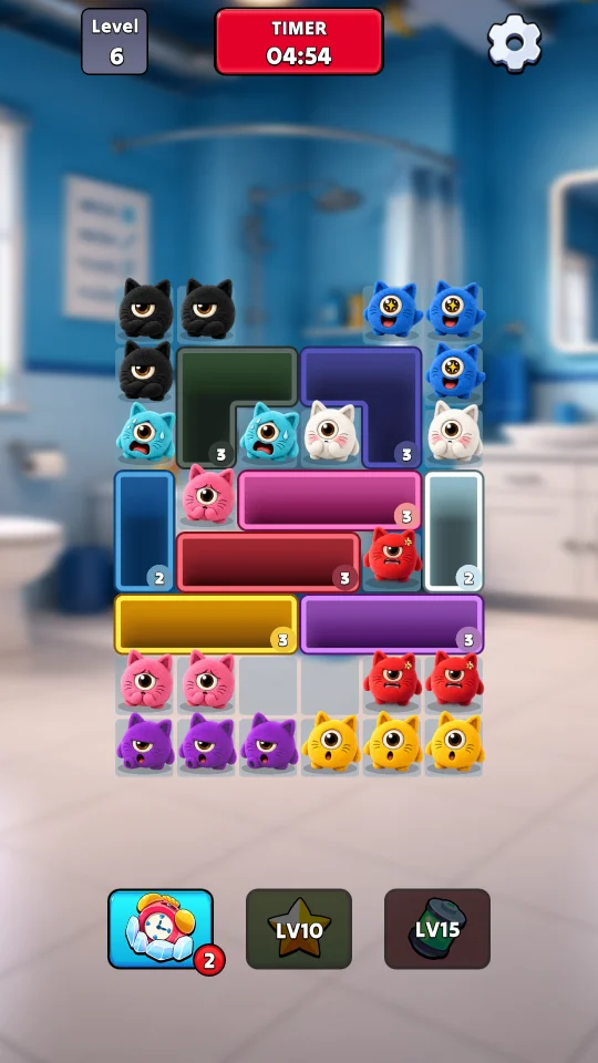 Fluffy Kitty Sort - Cat Puzzle Out — screenshot 3