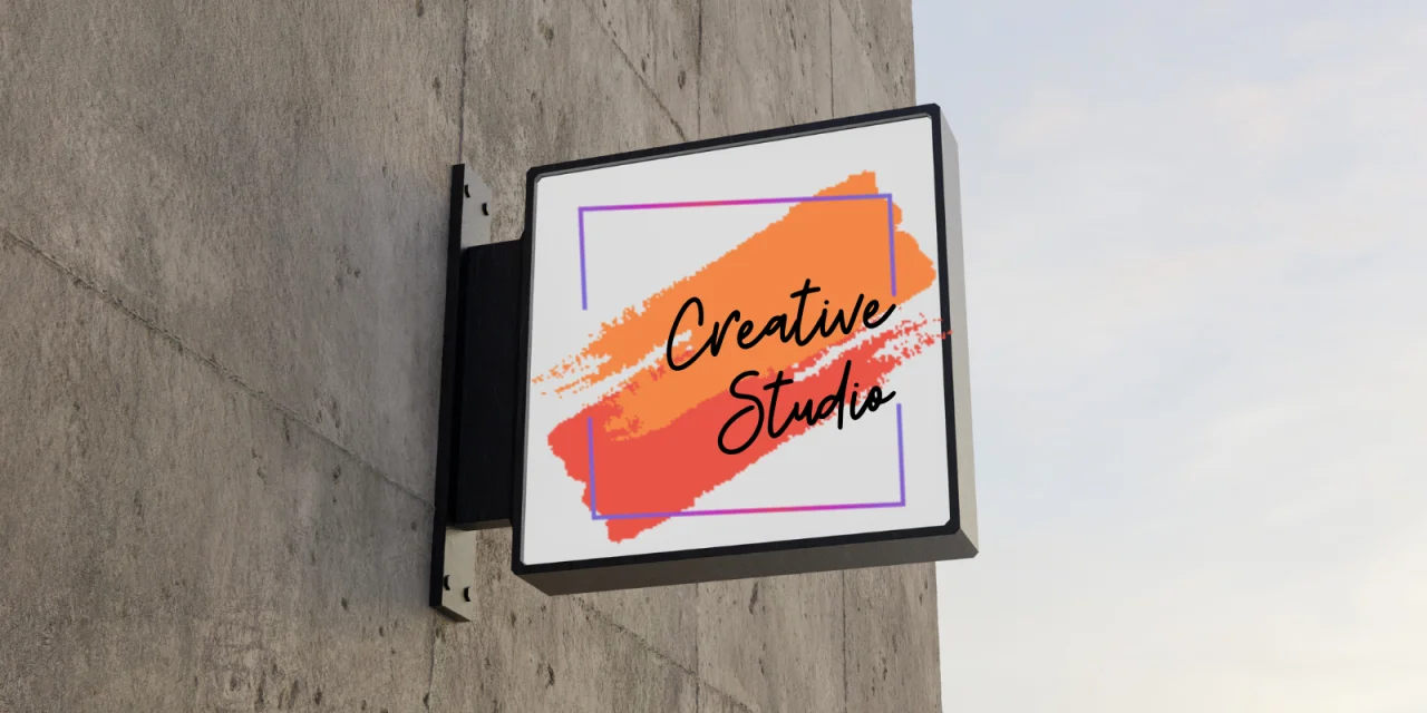 Feminine Pink Brush Logo Templates — screenshot 1