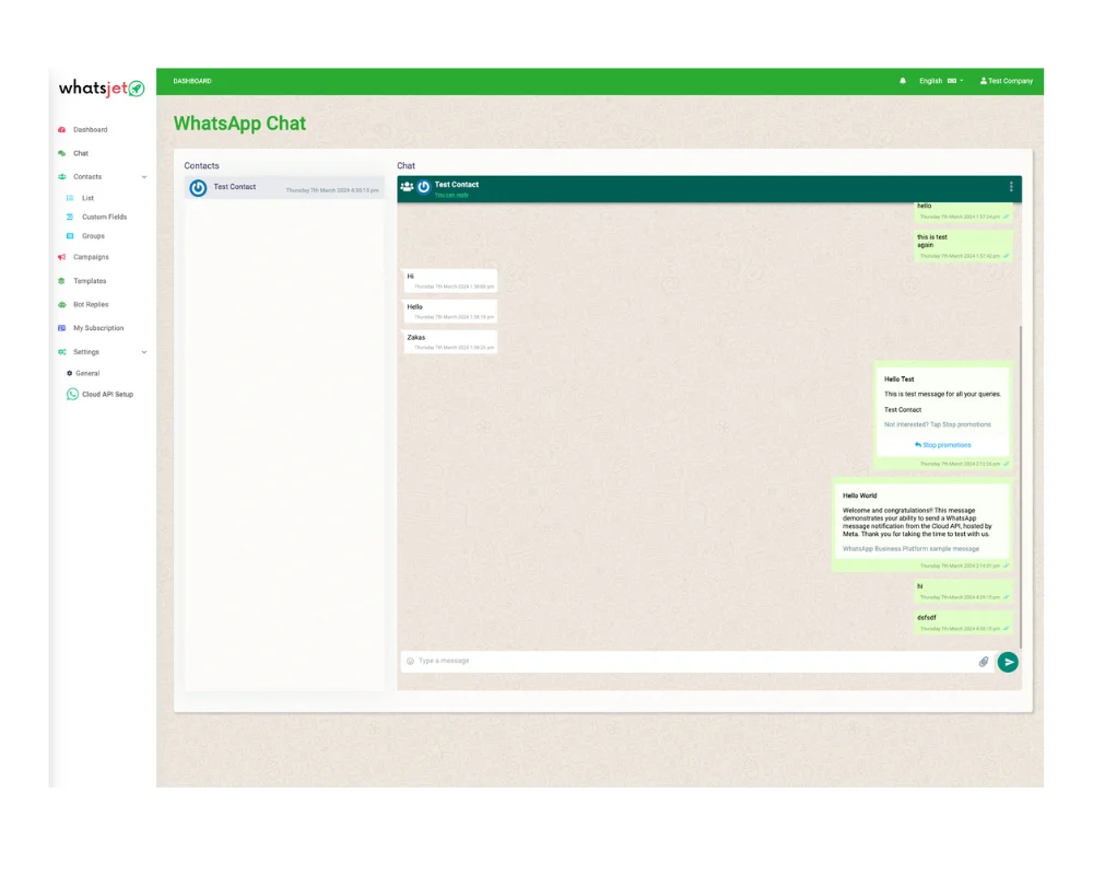 WhatsJet SaaS - A WhatsApp Marketing Platform with Bulk Sender — screenshot 2