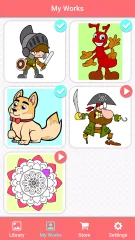 Picture Coloring - Color by Numbers Game