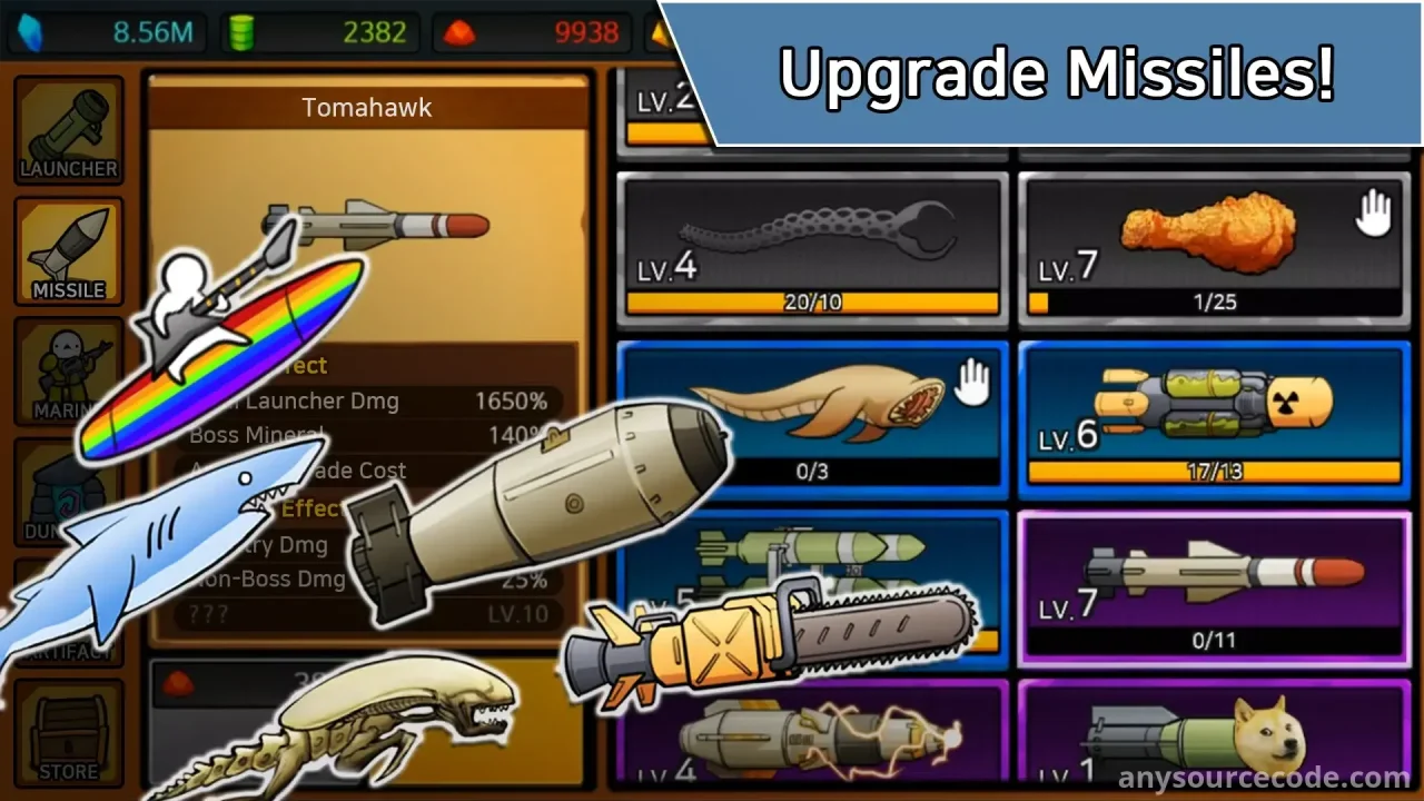 Missile Dude RPG: Idle Hero — screenshot 4