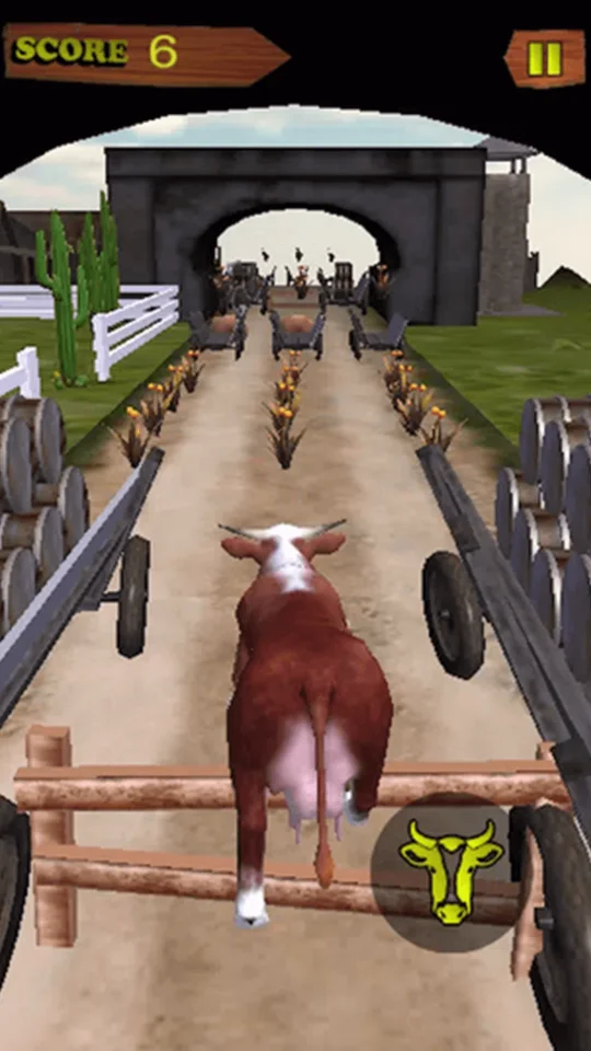 Crazy Cow Simulator 3D — screenshot 3