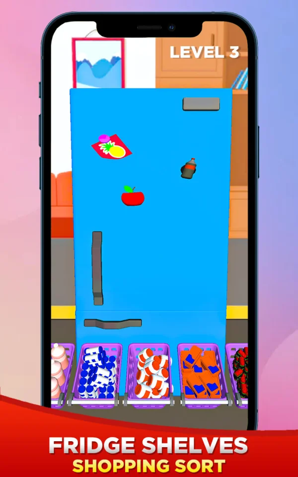 Fridge Filling Organizing! Sort Master – New Top Trending Game — screenshot 1