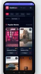 Cinema Hub - Movie Download & Streaming Web site + FREE Android App (HTML5 & Tailwind)