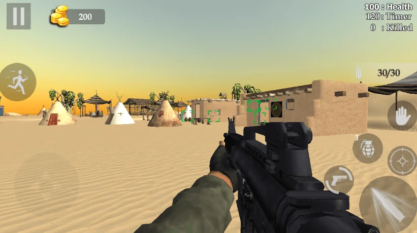 Desert Sniper Special Forces 3D Shooter FPS Game 64bit — screenshot 3