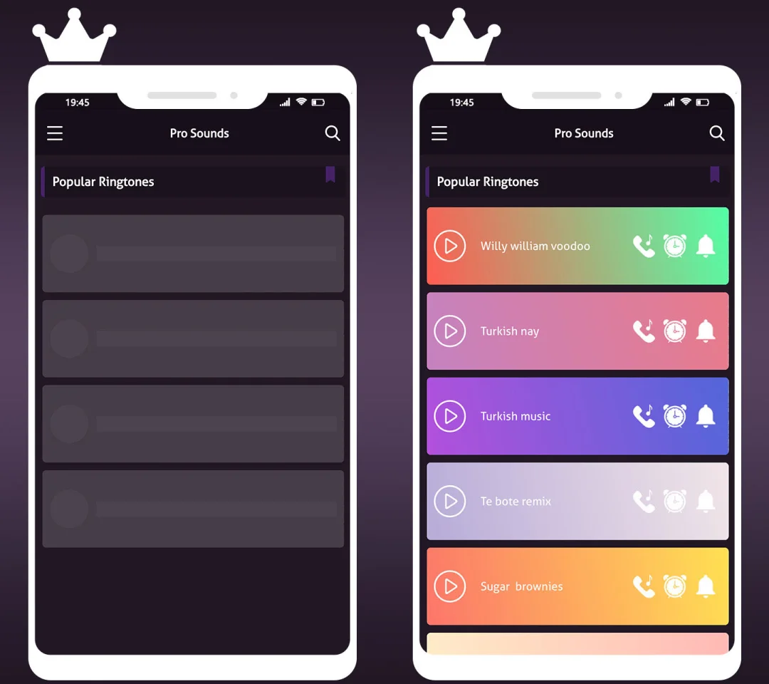Pro Souds & Ringtones Collection 2021 - AdMob & Facebook Ads & Push Notifications — screenshot 5