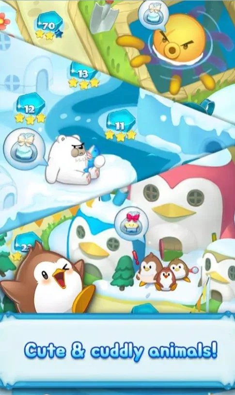 Air Penguin Puzzle Match 3 RPG - Unity Source Code — screenshot 1