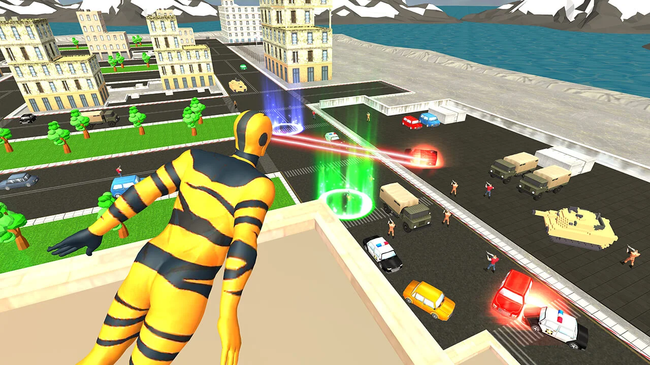 Flying Superhero Revenge: Grand City Captain Games — screenshot 3