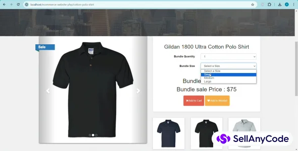 Complete E-Commerce Website in PHP and MySQL