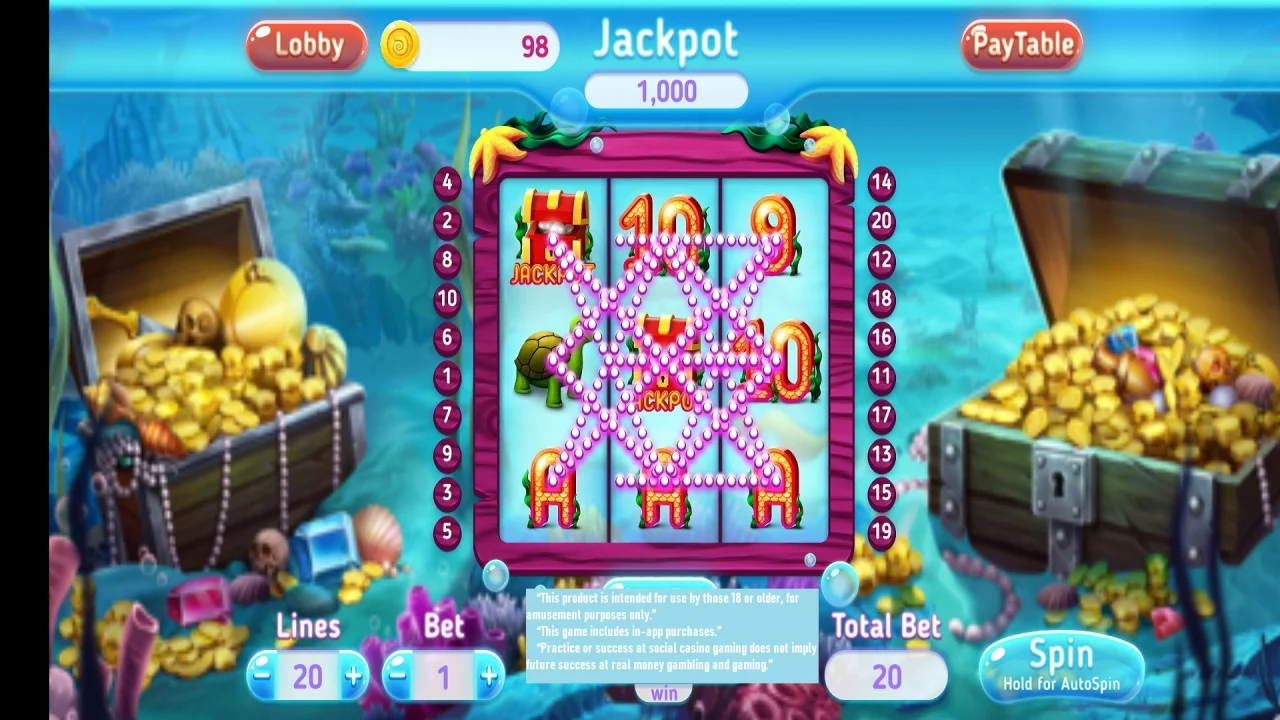 Free Casino Slot Games: Ocean Slots Unity Game Code **Updated 2025** — screenshot 3