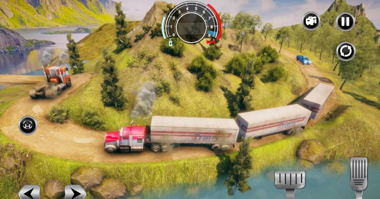 Road Train Truck Driving Sim — screenshot 1