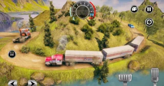 Road Train Truck Driving Sim