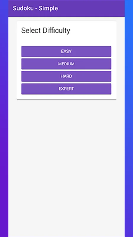 Fully Working Sudoku Mobile App for Android/Huawei — screenshot 1