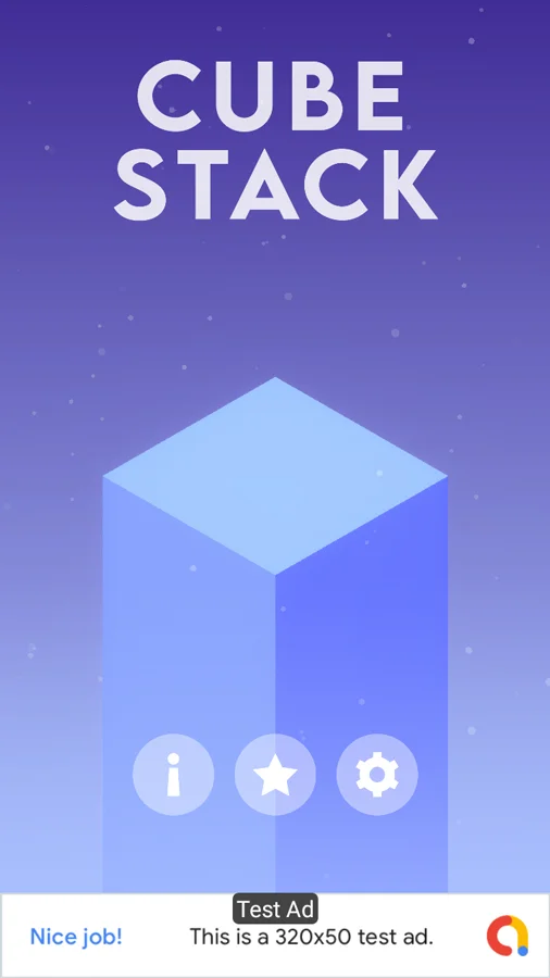 Cube Stack Game Source Code — screenshot 4