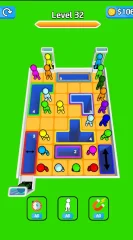 Drop People 3D Hole Puzzle Game Unity Source Code