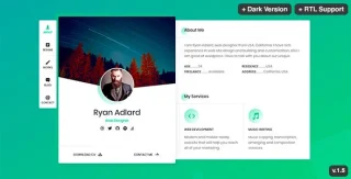 RyanCV - Resume WordPress Theme