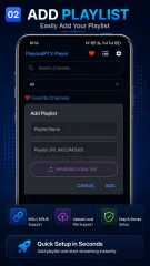 Playora IPTV Player Android M3U/M3U8 Streaming App (Kotlin + ExoPlayer)