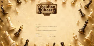 Obsidian Chess | 3D HTML5 Multiplayer Chess Game
