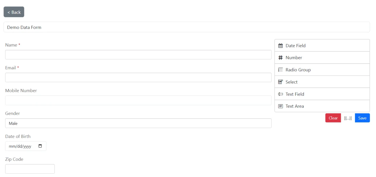 Export Excel from Form Builder — screenshot 1