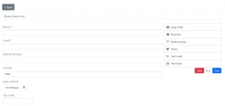 Export Excel from Form Builder