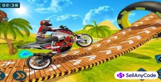 Moto Beach Impossible Track Stunt: Bike Stunt 2021