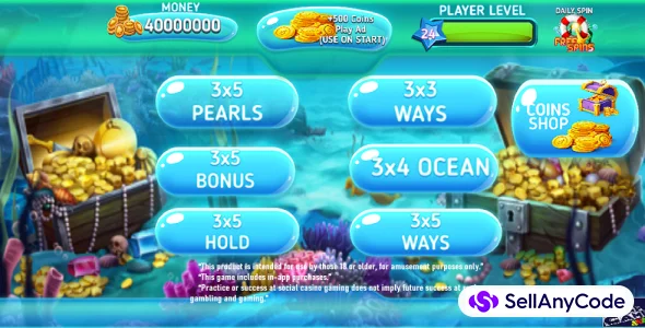 Free Casino Slot Games: Ocean Slots Unity Game Code **Updated 2025**