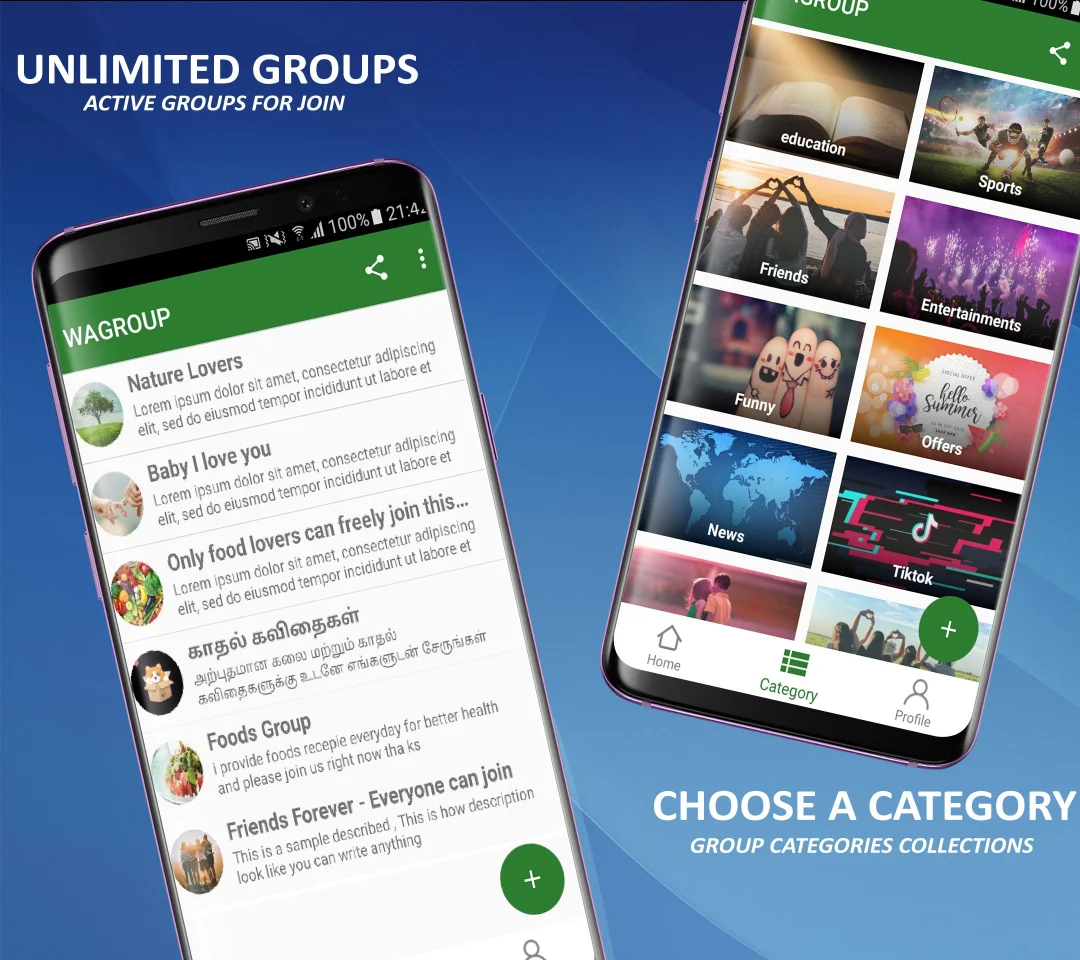 WhatsApp Group Link Collections Revenue for Android — screenshot 1