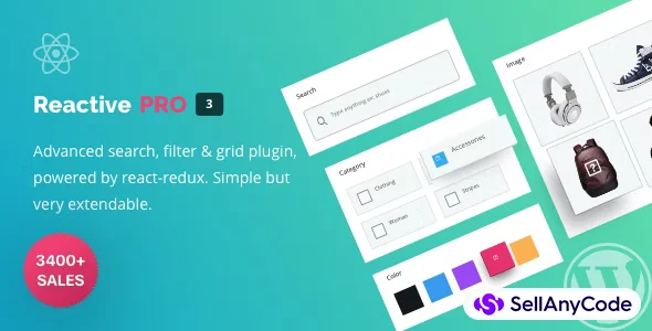 Reactive Search Pro - Advanced WordPress Search & Filter Plugin with Map Grid