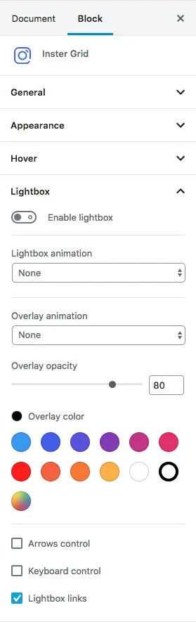 Inster – Instagram Block for WordPress Gutenberg Editor — screenshot 5