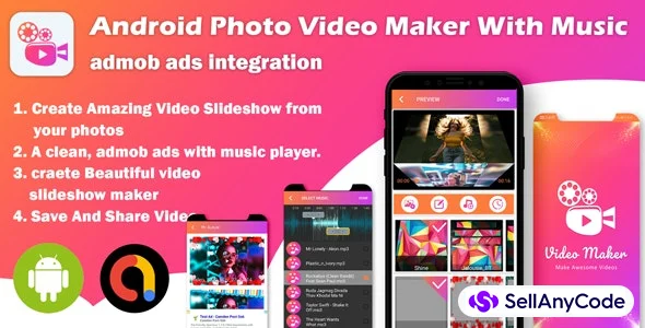 Android Photo Video Maker with Music: Slideshow Maker