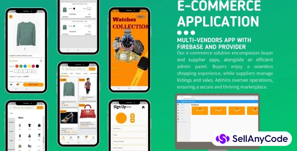 Flutter E-Commerce Web Application (Firebase + Provider)