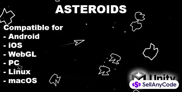 Asteroids - Unity Retro Game with AdMob Ads