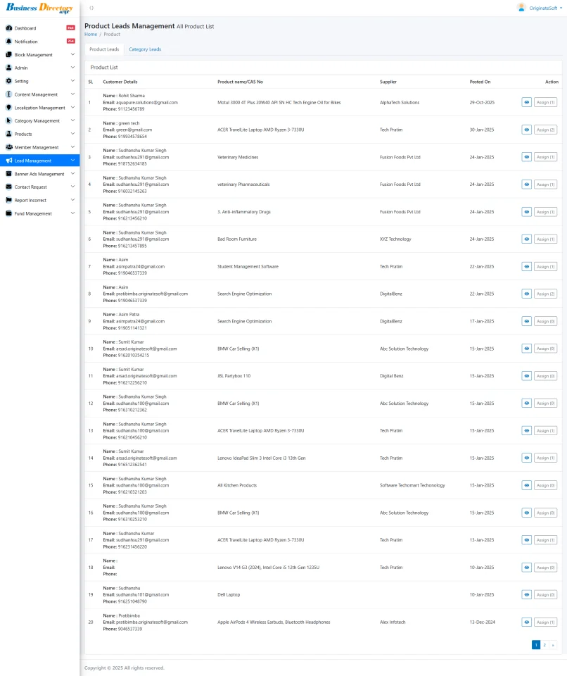 Business Directory Script — screenshot 5