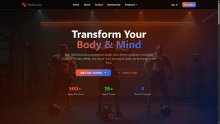 Gym Website Source Code