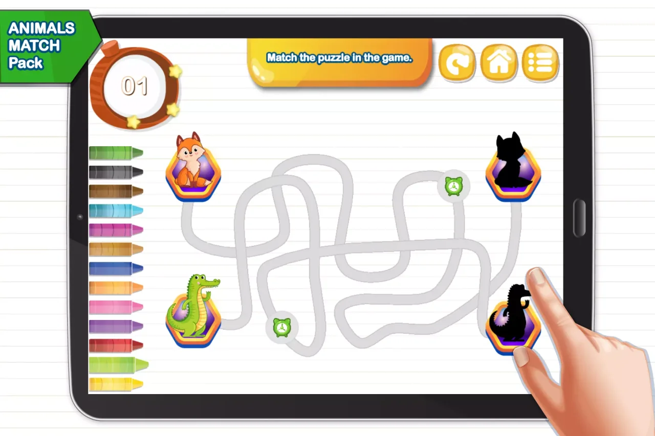 Animals Match Maze Pack — screenshot 2