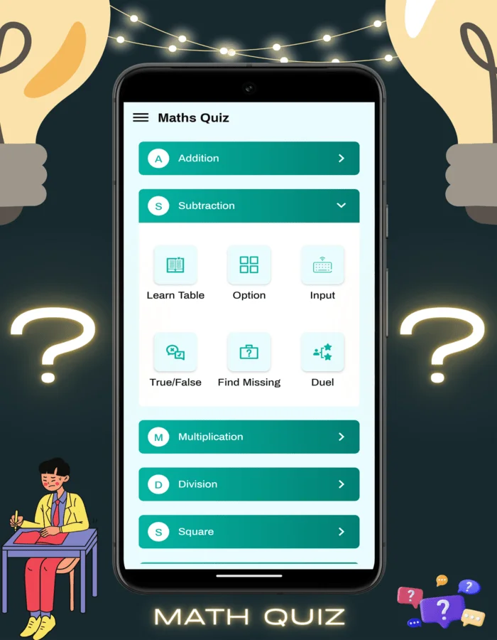 Math Quiz - Math Learning Brain Challenge — screenshot 2