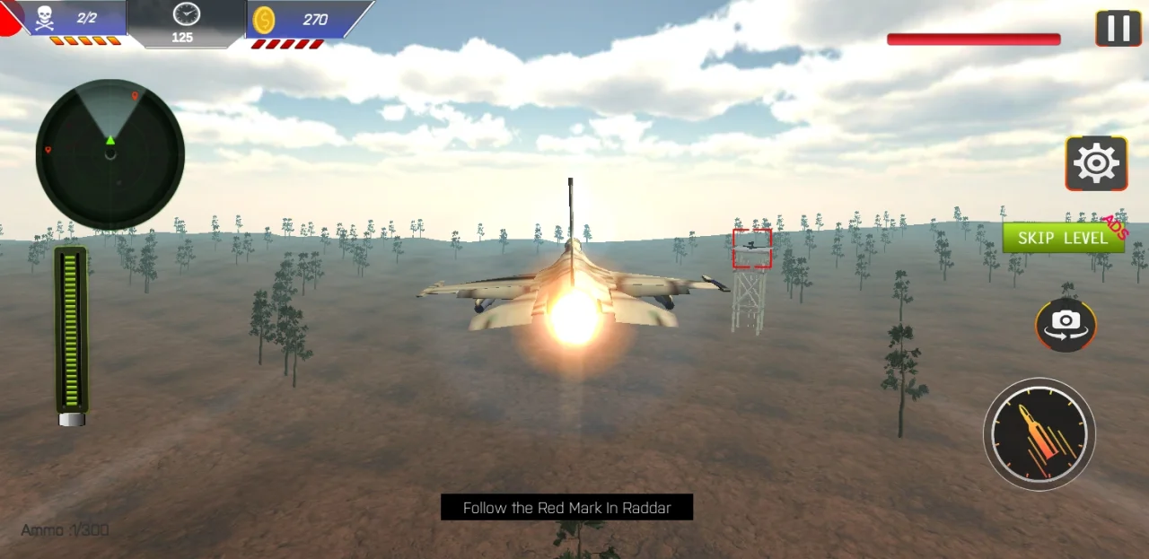 Air Jet Fighter -Unity 3D Action Game Source Code — screenshot 3
