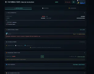 CoreBox Cyberpunk Command Simulator