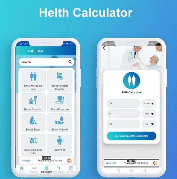 Workout Manager Health Calculator for Fitness — screenshot 4