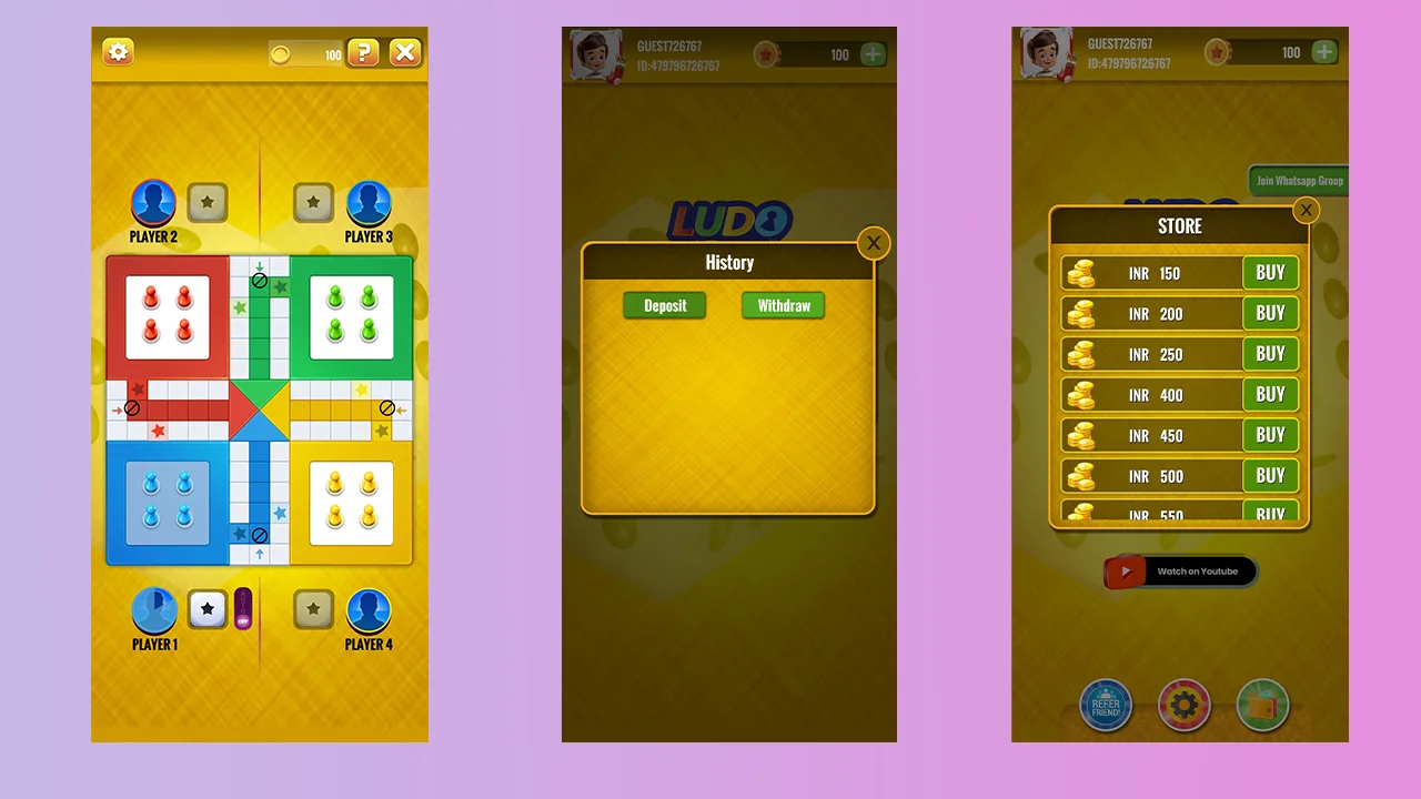 Ludo Pay Online Multiplayer Real Money Game with Extended License — screenshot 5