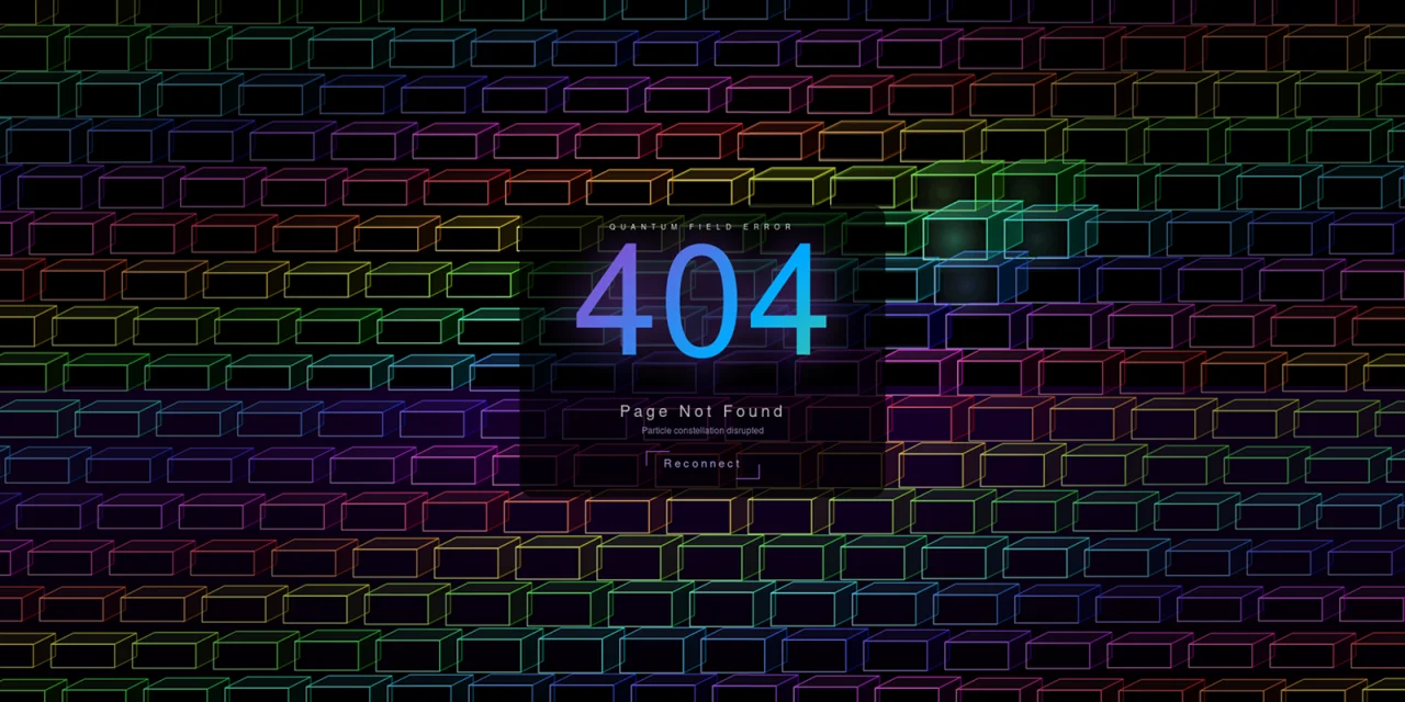 ERRATUM 10 Sci-Fi 404 Error Pages — screenshot 3