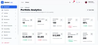 Zentrol APEX Property Management Portal