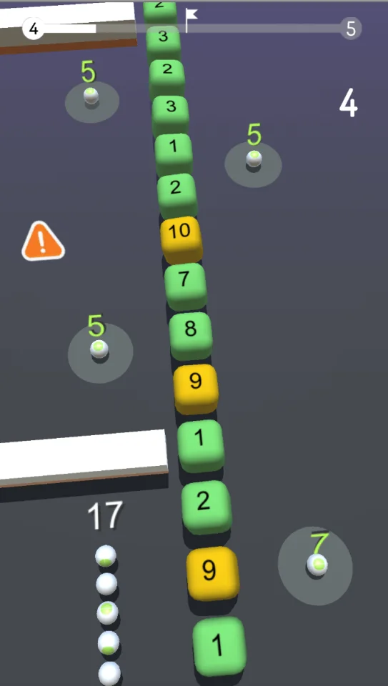3D Snake vs Block — screenshot 1
