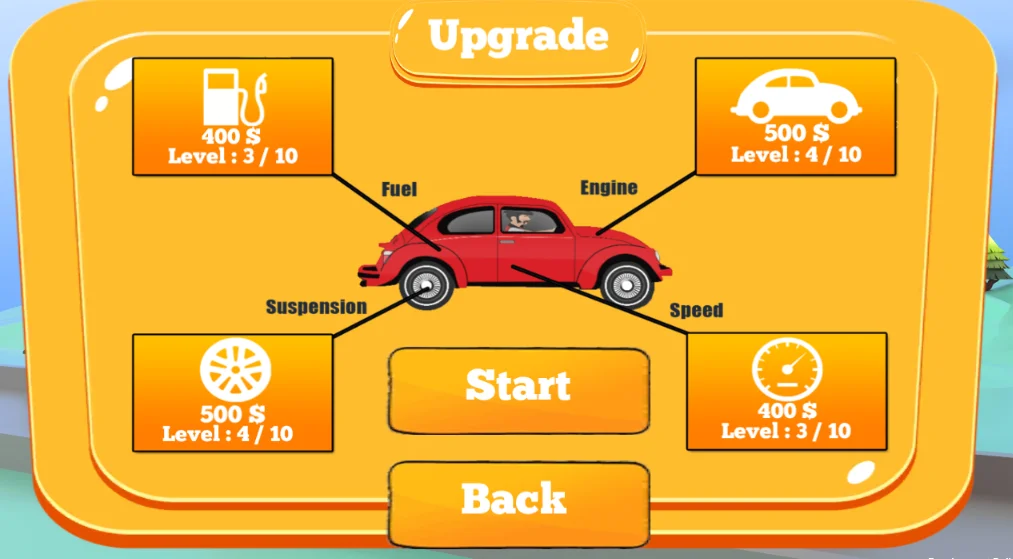 Hill Climb Racing with AdMob & Unity Ads Support — screenshot 3